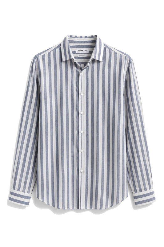 Tovah Striped Shirt - Blue Stripe