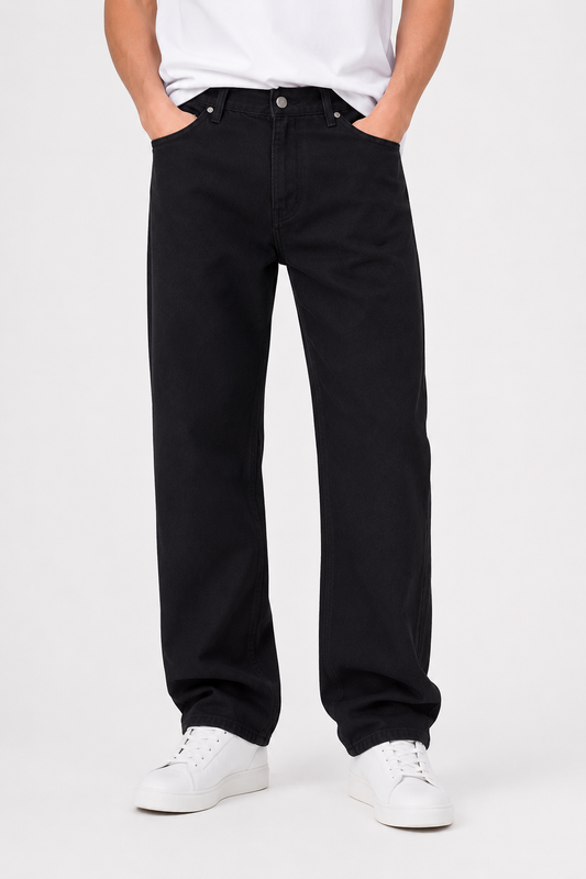 TOVAH Black Relaxed Fit Jeans