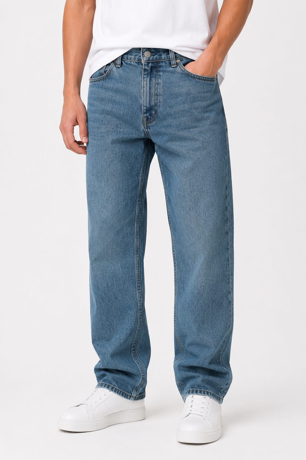 TOVAH Blue Relaxed Fit Jeans