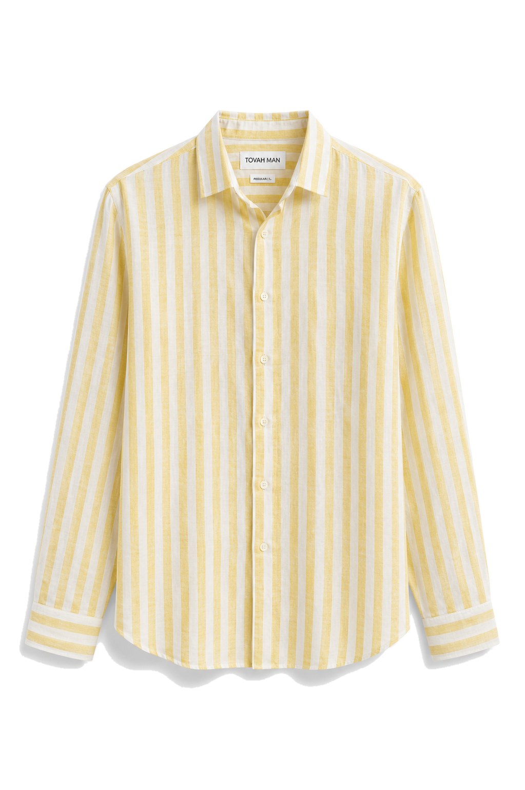 Tovah Striped Shirt - Yellow Stripe