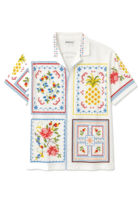 Tovah Patchwork Camp Shirt