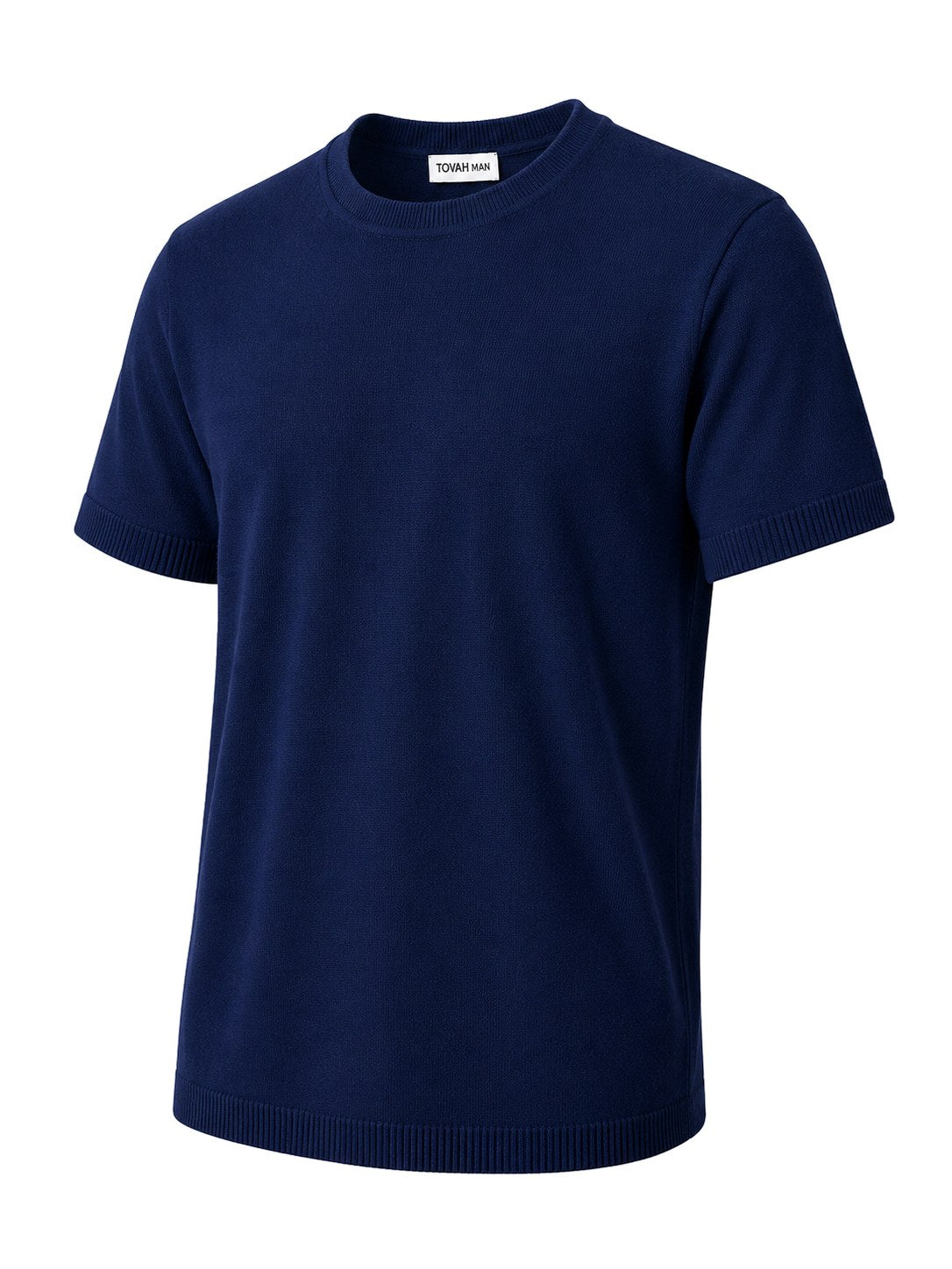 Tovah Textured Tee - Navy