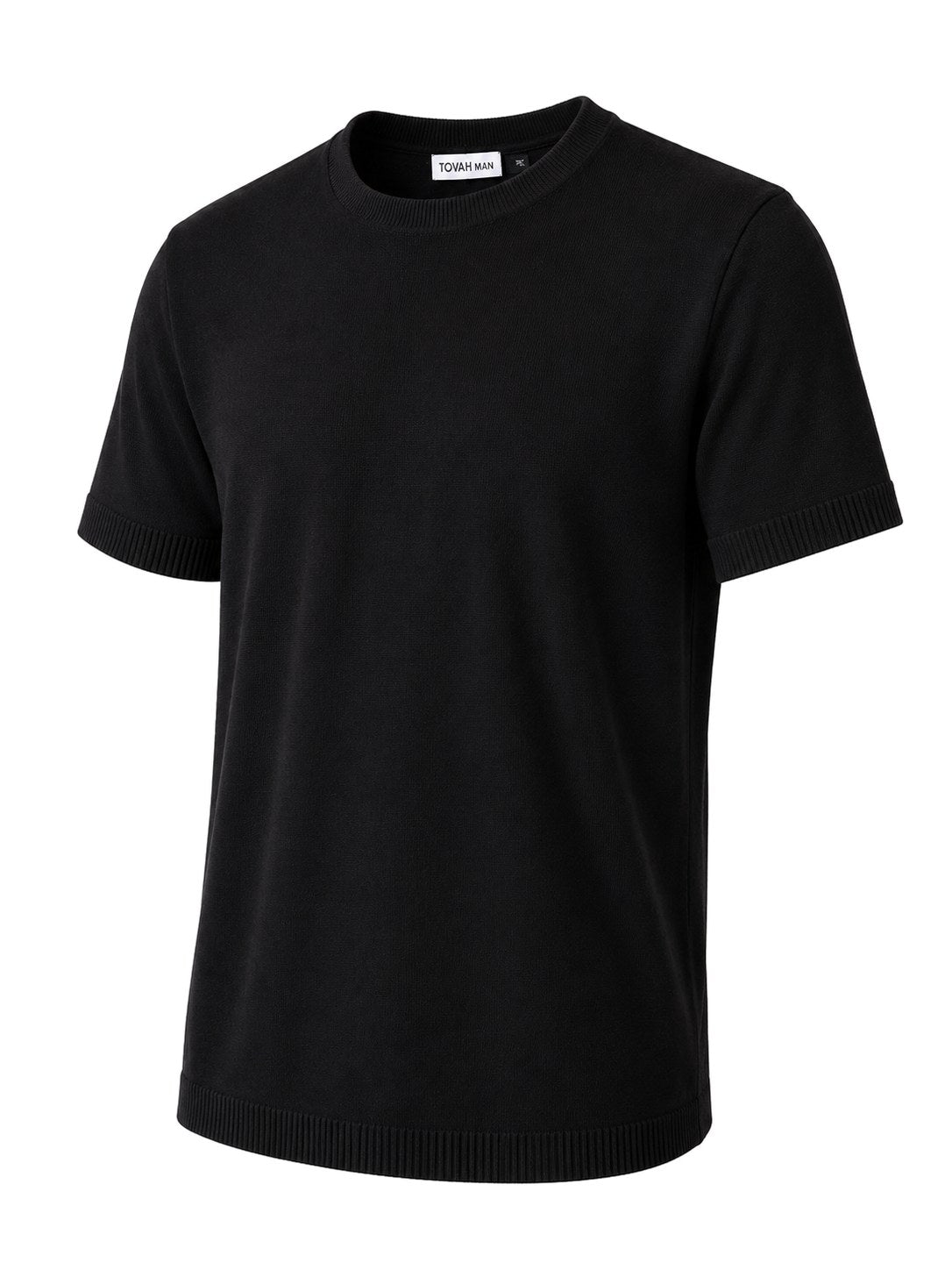 Tovah Textured Tee - Black