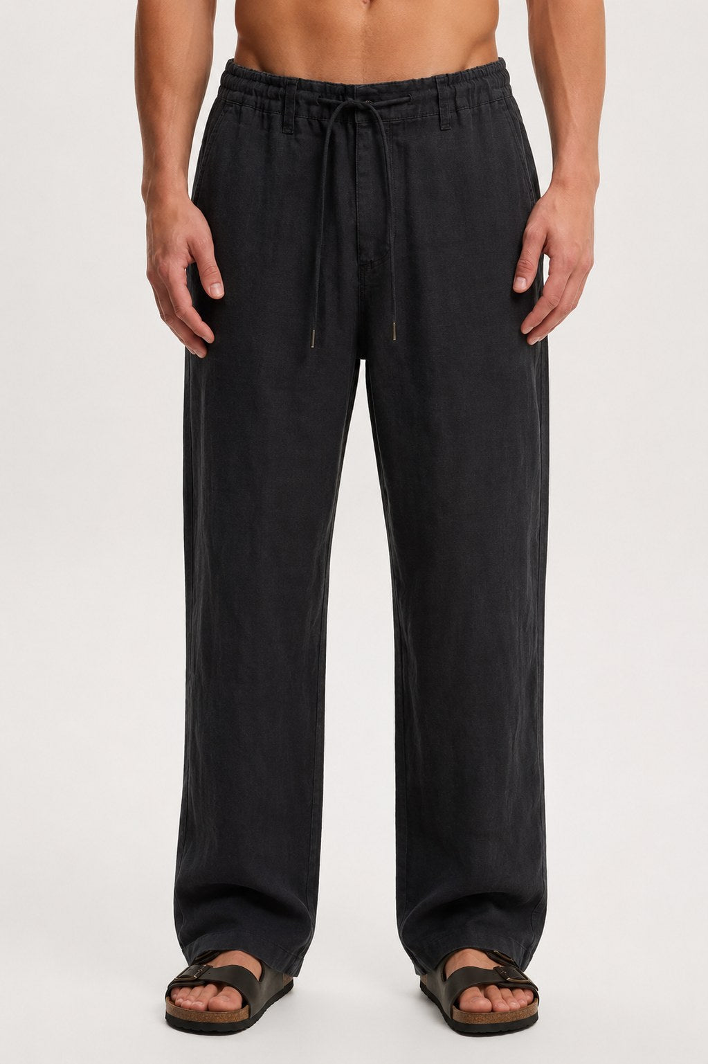 Tovah Linen Pants - Black