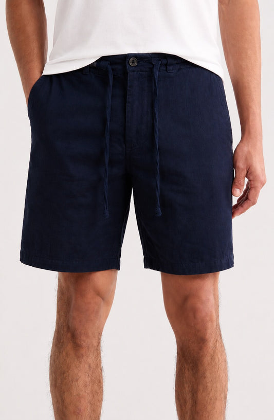 Tovah Linen Shorts - Navy