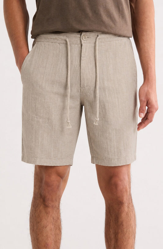 Tovah Linen Shorts - Taupe