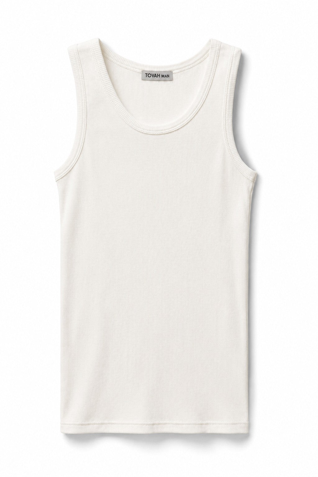 Tovah Ribbed Tank Top - White