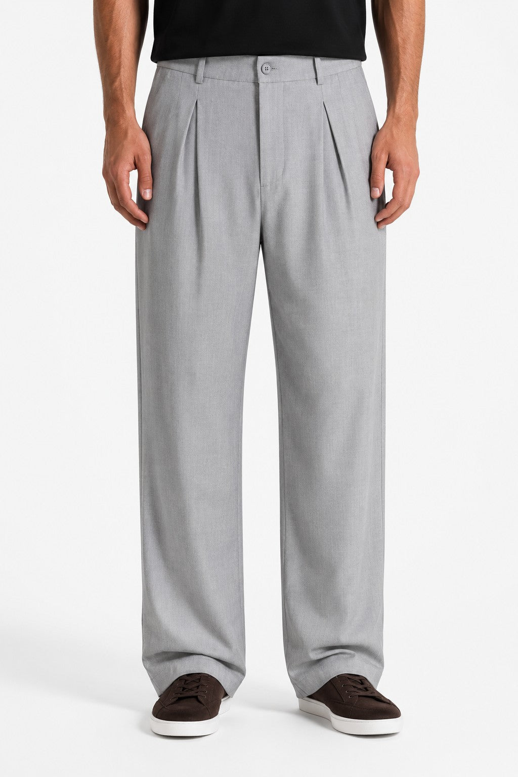 Tovah Pleated Trousers - Grey