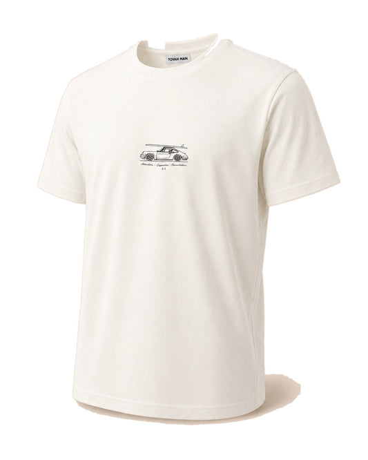 Tovah Automobile Graphic Tee - Cream